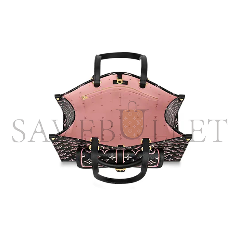 LOUIS VUITTON MASTER ONTHEGO MMMONOGRAM CANVAS BLACK M46154 (34*26*13cm)